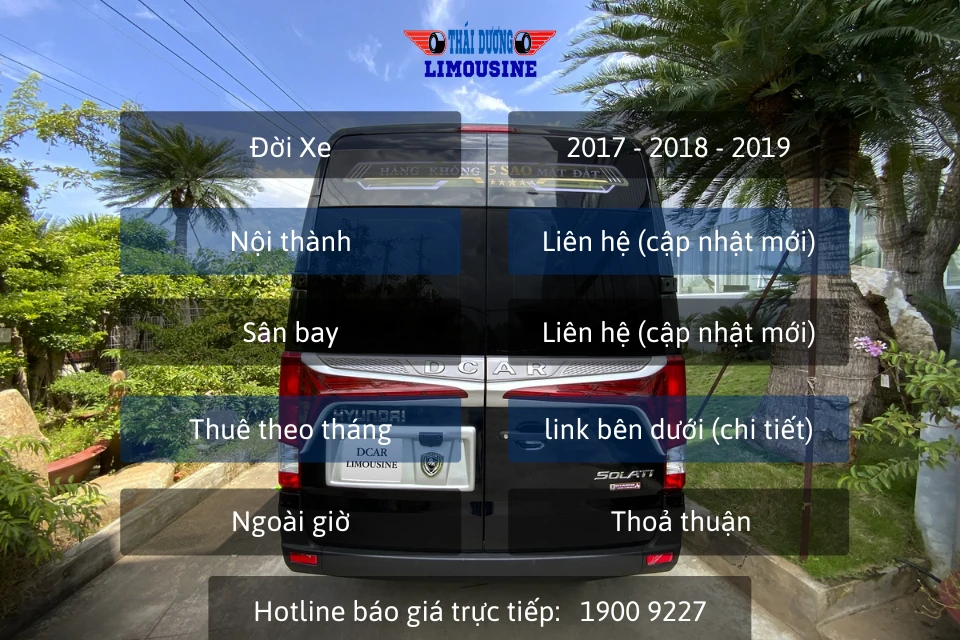 Thái Dương Limousine cung cấp dịch vụ cho thuê xe Limousine uy tín